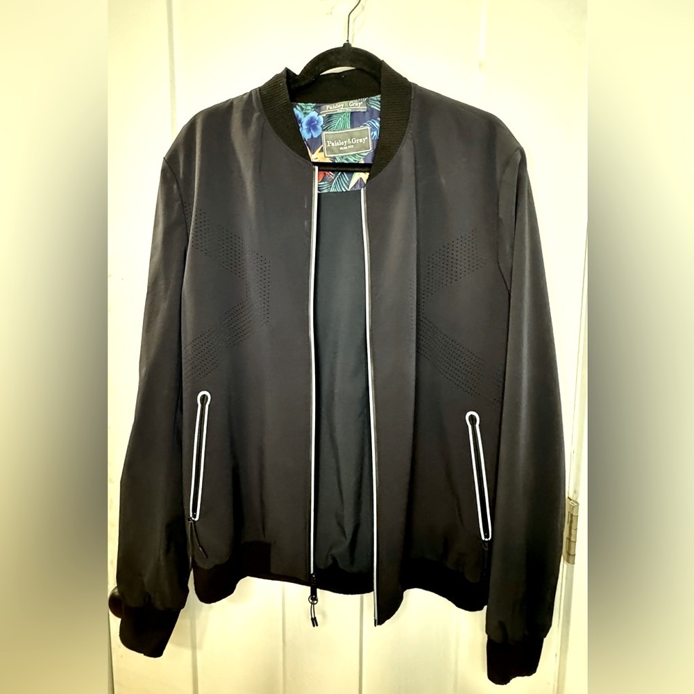 Paisley & Gray Slim Fit Track Jacket size Large